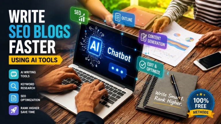 How to Use AI Tools to Write SEO Blog Posts Faster - Free Methods